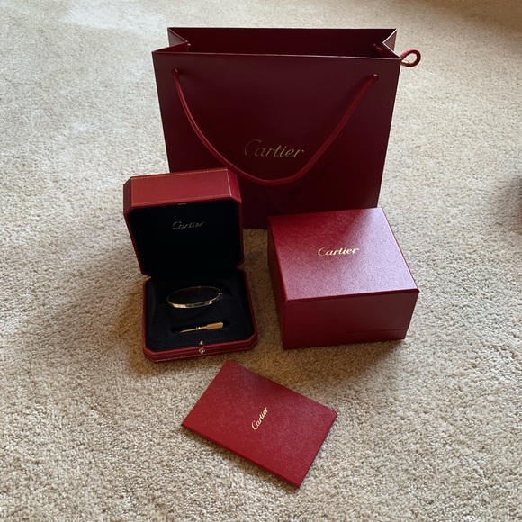 Cartier Jewelry - Small Cartier Love Size 17, Yellow Gold